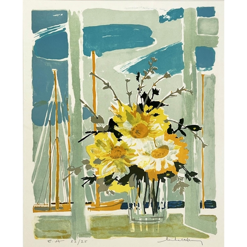 45 - MICHEL HENRI (1928-2016) 'Bouquet Amarillo' lithograph, 64cm x 42cm, signed, numbered EA23/25.