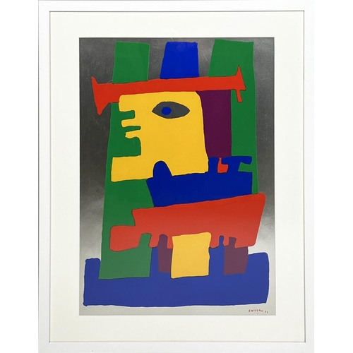 46 - JACQUES SOISSON (1928-2012) Abstract, screenprint, 56cm x 39cm, framed.