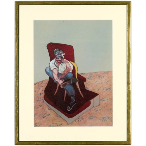 63 - FRANCIS BACON, portrait of George Dyer, three off set lithographs, 1966, printed by Maeght, 33cm x 2... 