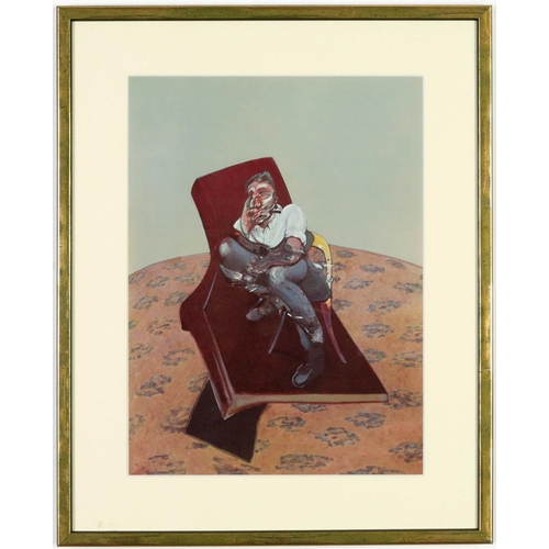 63 - FRANCIS BACON, portrait of George Dyer, three off set lithographs, 1966, printed by Maeght, 33cm x 2... 