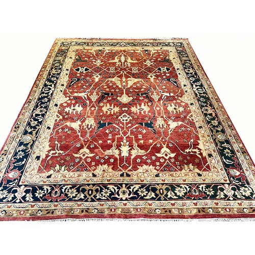 92 - AGRA CARPET, 378cm x 272cm.