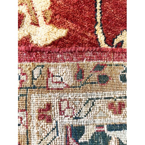 92 - AGRA CARPET, 378cm x 272cm.