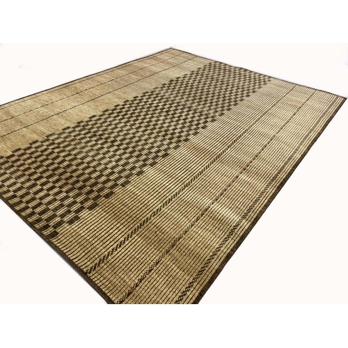 101 - CONTEMPORARY MOROCCAN TUAREG STYLE WOOL CARPET, 307cm x 244cm.