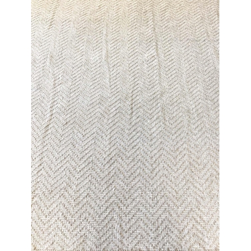 106 - AMY KENT FLATWEAVE HERRINGBONE RUG, 299cm x 314cm.