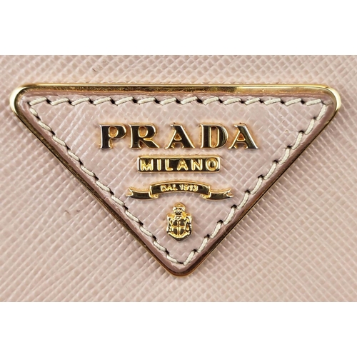 36 - PRADA CAMMEO SAFFIANO LUX SHOULDER/CROSSBODY BAG, leather, main compartment with one zippered pocket... 