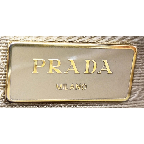 36 - PRADA CAMMEO SAFFIANO LUX SHOULDER/CROSSBODY BAG, leather, main compartment with one zippered pocket... 