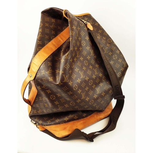 38 - LOUIS VUITTON VINTAGE SAC MARINE BANDOULIERE, monogram coated canvas with leather trims and handle, ... 