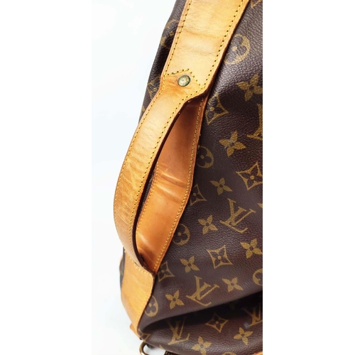 38 - LOUIS VUITTON VINTAGE SAC MARINE BANDOULIERE, monogram coated canvas with leather trims and handle, ... 