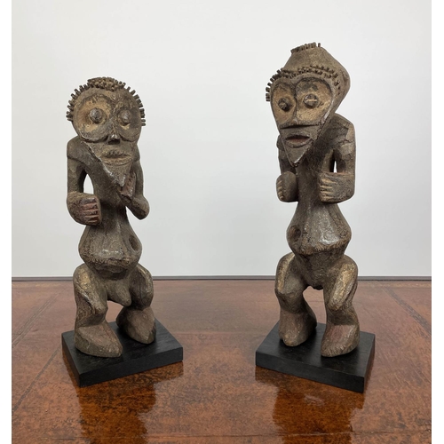 48 - MAMBILA FIGURES, a pair, Cameroon. (2)