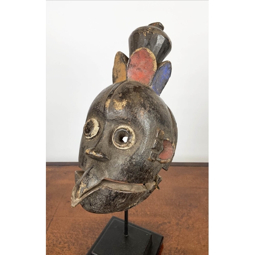 49 - OGONI MASK, Nigeria. 58cm H.