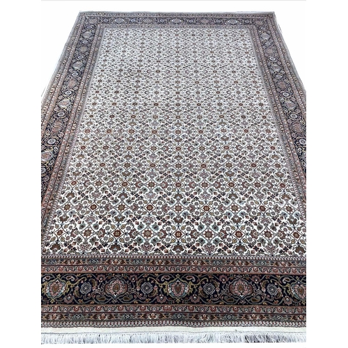 86 - FINE TABRIZ HERATI DESIGN CARPET, 305cm x 200cm.