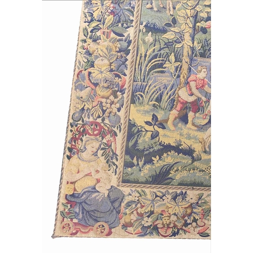 92 - VERDURE DESIGN TAPESTRY, 184cm x 130cm.