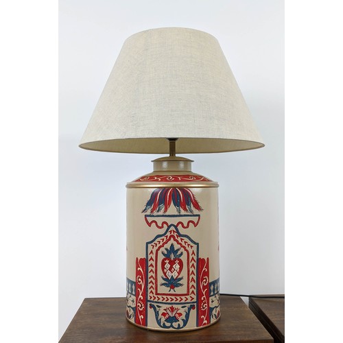 506 - OKA LAMP, including shade, 54cm high, 18cm diameter