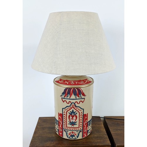 506 - OKA LAMP, including shade, 54cm high, 18cm diameter