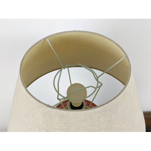 506 - OKA LAMP, including shade, 54cm high, 18cm diameter