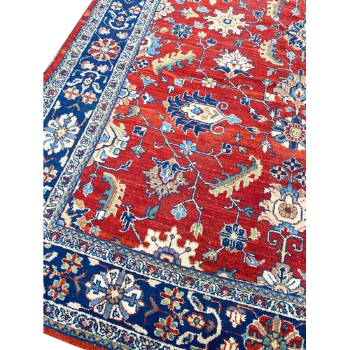 73 - ANTIQUE PERSIAN ZIEGLER CARPET, 300cm x 215cm.