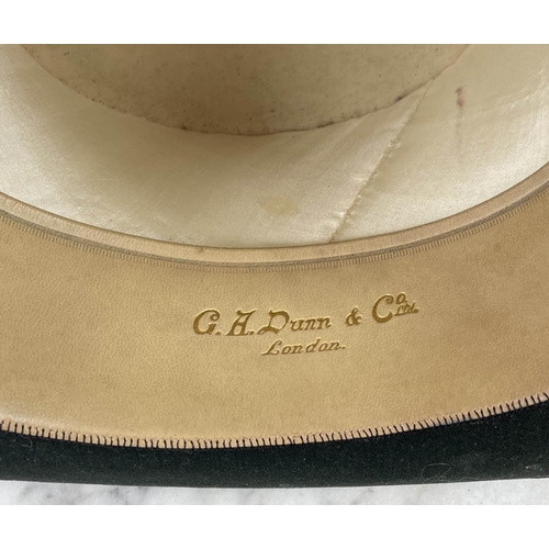 8 - TOP HATS, three, comprising a James Lock and Co Ltd hat, internal dimensions, 20cm x 16cm, a G.A. Du... 