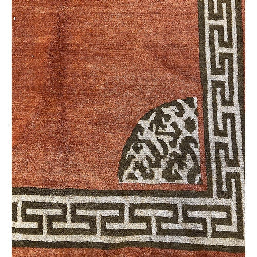 80 - FINE KHOTAN CARPET, 345cm x 250cm.