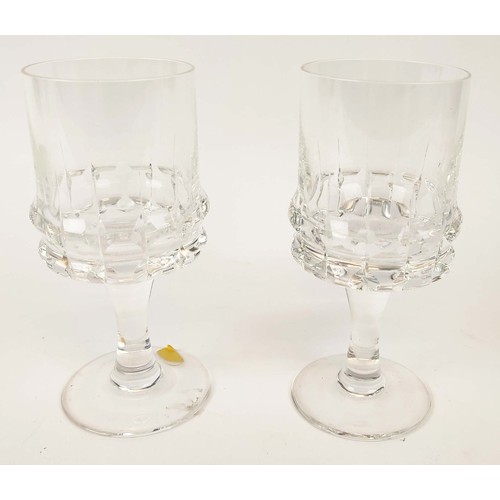 10 - ROSENTHAL BLEIKRISTALL HOLD PAST CRYSTAL GLASSWARE SET, comprising 18 tumblers, 16 wine glasses, 12 ... 