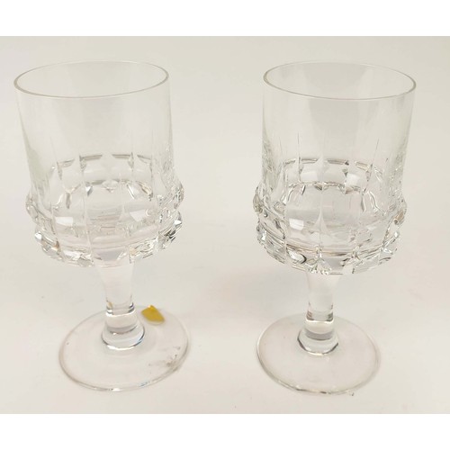 10 - ROSENTHAL BLEIKRISTALL HOLD PAST CRYSTAL GLASSWARE SET, comprising 18 tumblers, 16 wine glasses, 12 ... 