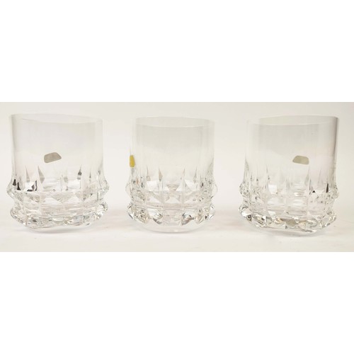 10 - ROSENTHAL BLEIKRISTALL HOLD PAST CRYSTAL GLASSWARE SET, comprising 18 tumblers, 16 wine glasses, 12 ... 