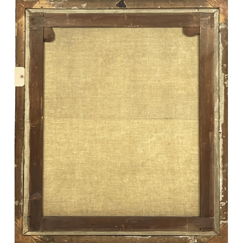 104 - MANNER OF PETRO LONGHI (Venice 1701-1785) 'Woman with a Mask', oil on canvas, 75cm x 60cm, framed.