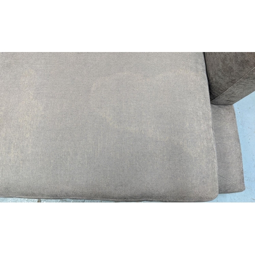 640 - CAMERICH CORNER SOFA, 330cm x 210cm, grey.