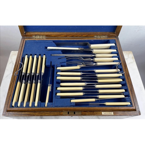 11 - MAPPIN AND WEBB CANTEEN OF CUTLERY, eighty four piece, including pieces by Joseph Rodgers and Sons a... 