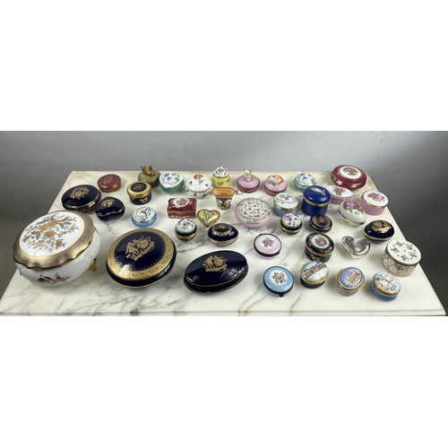 95 - ENAMELLED PILL BOXES, various makers, including moorcroft, halcyon days, a Tiffany silver example, F... 