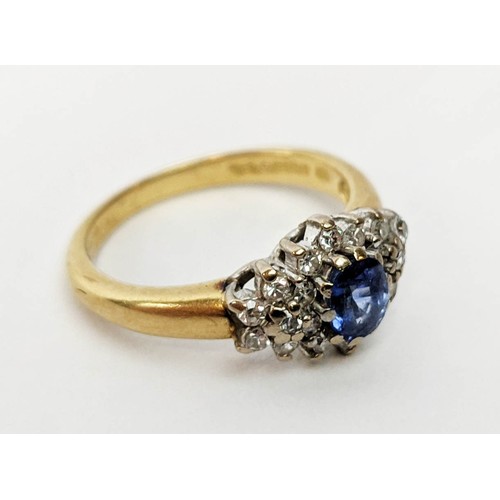 77 - FOUR VARIOUS DRESS RINGS, comprising a 22ct gold wedding band, ring size Q½, 4.64 grams; a 9ct gold ... 