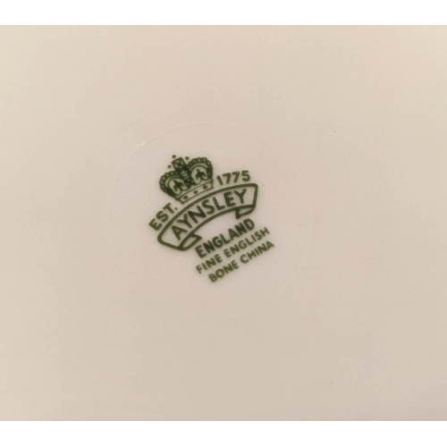 96 - AN AYNLSEY 'EMPRESS LAUREL' DINNER SERVICE, comprising approximately 14 dinner plates, 14 dessert pl... 