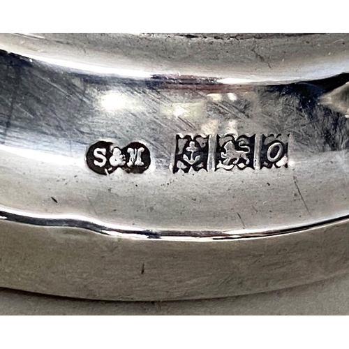 71 - CANDLESTICKS BY MAPPIN AND WEBB, a pair, silver corinthian column stop fluted by Mappin and Webb, Lo... 