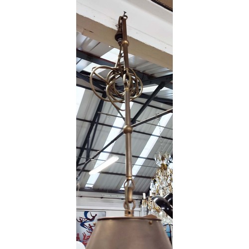 576 - PAOLO MOSCHINO HARPER CEILING LIGHT, 102cm drop approx.