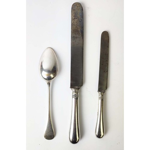 49 - CHRISTOFLE CANTEEN OF CUTLERY, early 20th century, comprising 12 dinner forks, 11 dinner knives, 12 ... 