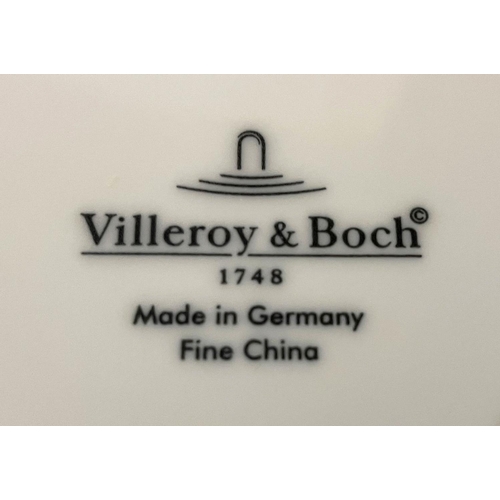 13 - VILLEROY AND BOCH NEW WAVE DINNER SERVICE, a six place setting, comprising dinner plates, soup bowls... 