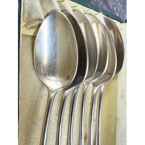 15 - QUANTITY OF FRENCH SILVER PLATED FLATWARE, including a Christofle ladle, animal knife rests and vari... 