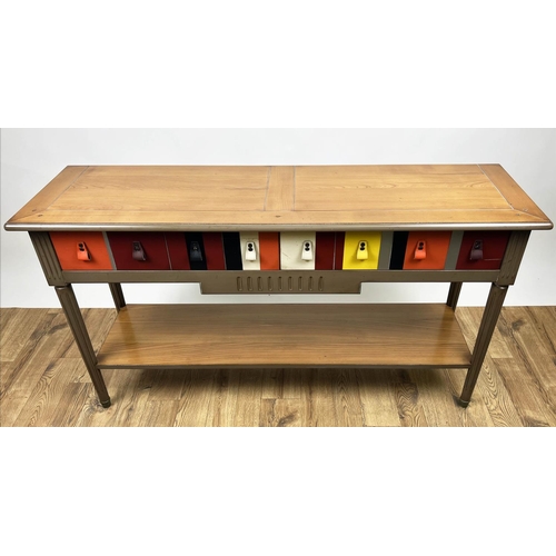 388 - GRANGE CONSOLE TABLE, 76cm H x 142cm x 40cm.