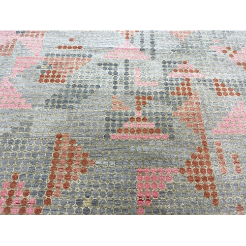 93 - FINE CONTEMPORARY ART DECO DESIGN CARPET, 310cm x 246cm.