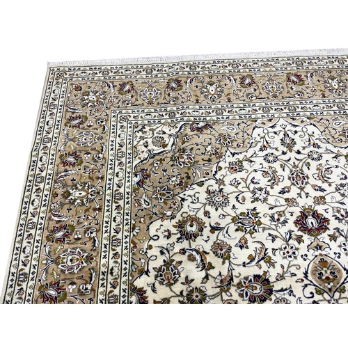 94 - FINE PERSIAN KIRK KASHAN CARPET, 338cm x 250cm.