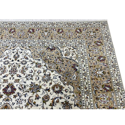 94 - FINE PERSIAN KIRK KASHAN CARPET, 338cm x 250cm.