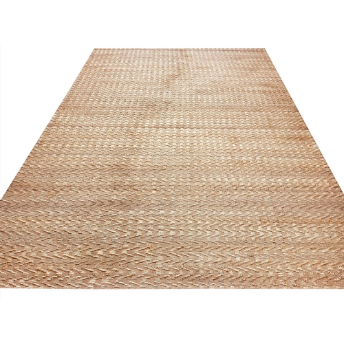 98 - NATURAL HANDWOVEN JUTE CARPET, 350cm x 250cm.