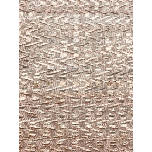 98 - NATURAL HANDWOVEN JUTE CARPET, 350cm x 250cm.