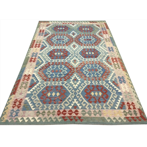 99 - CONTEMPORARY ANATOLIAN DESIGN KILIM, 295cm x 201cm.