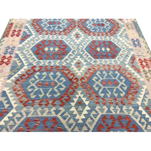 99 - CONTEMPORARY ANATOLIAN DESIGN KILIM, 295cm x 201cm.