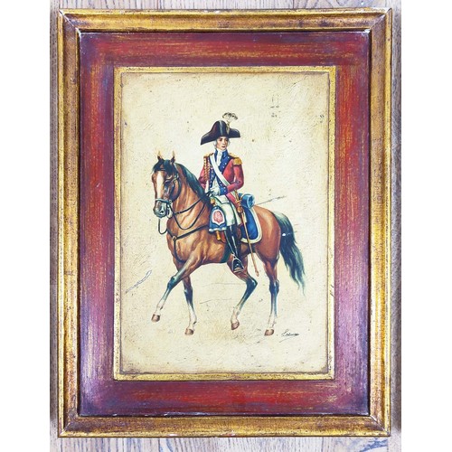 41 - CAVALRY PRINTS, a set of ten, gilt frames, 40cm x 31cm. (10)