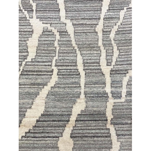 77 - CONTEMPORARY MOROCCAN DESIGN CARPET, 304cm x 256cm.