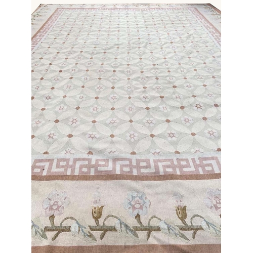 74 - FINE AUBUSSON SPANISH DESIGN CARPET, 410cm x 315cm.