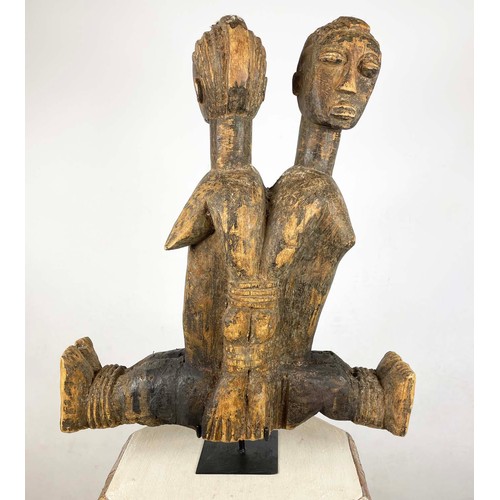 32 - JANUS LOBI FIGURE, from Ivory Coast. 72cm H