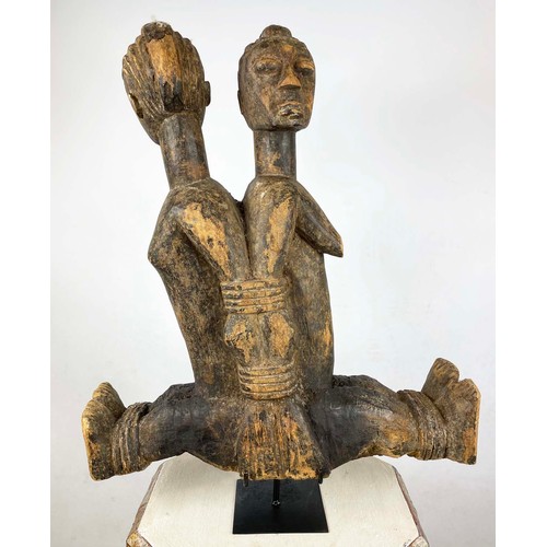 32 - JANUS LOBI FIGURE, from Ivory Coast. 72cm H