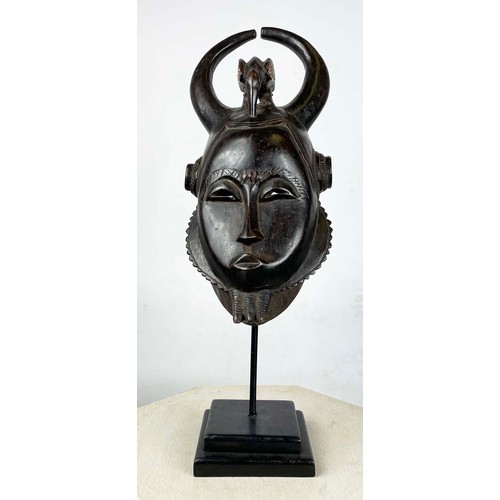 38 - YAOURE BIRD MASK, from Ivory Coast. 55cm H